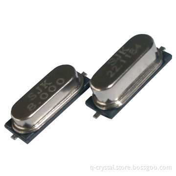 49 SMD Quartz Crystal with 20MHz Frequency/Low-profile of 3.0mm/18pF Load Capacitance/High-precision